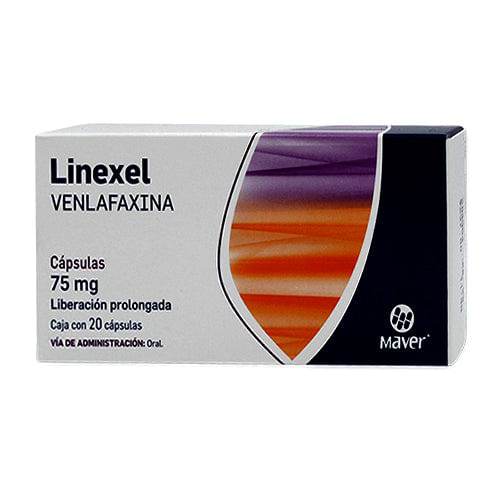 Linexel (Venlafaxina) Capsulas 75Mg Con 20 - WeCare Pharma