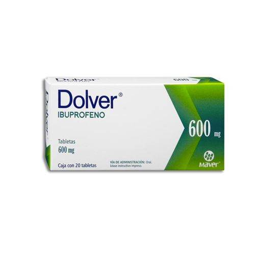 Dolver 600Mg Con 20 Tabletas (Ibuprofeno) - WeCare Pharma