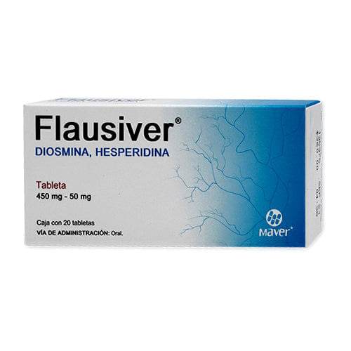 Flausiver 450Mg/50Mg Con 20 Tabletas (Diosmina/Hesperidina) - WeCare Pharma