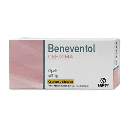 Beneventol 400Mg Con 6 Capsulas (Cefixima) - WeCare Pharma