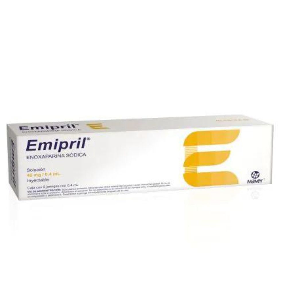 Emipril Jeringa 40Mg/0.4Ml Con 2 (Enoxaparina)