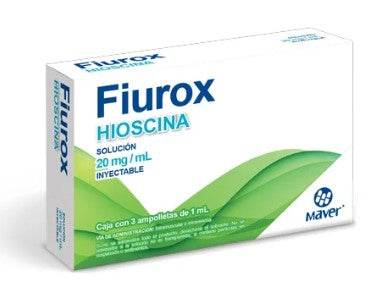 Fiurox 20Mg/1Ml Con 3 Ampulas (Hioscina) - WeCare Pharma