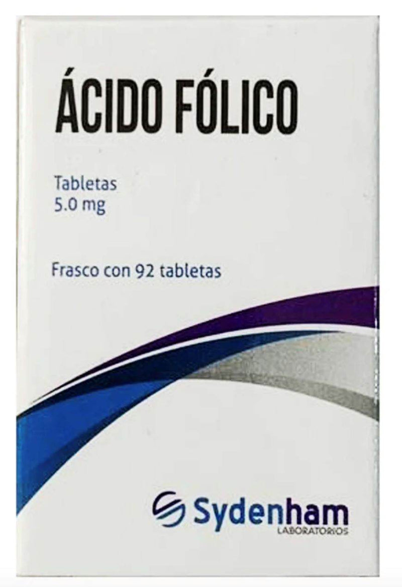 Acido Folico 5Mg Con 92 Sydenham Tabletas - WeCare Pharma