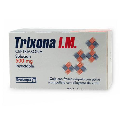 Trixona Im (Ceftriaxona) Ampolletasolletasolletasolletas 500Mg/Ml Con 1 - WeCare Pharma
