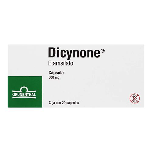 Dicynone 500Mg Con 20 Capsulas (Etamsilato)