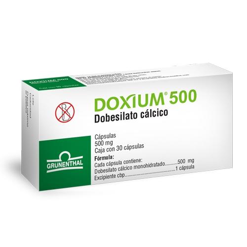 Doxium 500 Mg 500Mg Con 30 Capsulas (Dobesilato Cálcico)