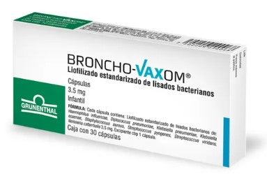 Broncho Vaxom Inf 3.5Mg Con 30 Capsulas (Lisados Bacterianos)