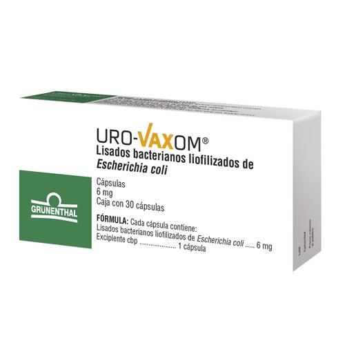 Uro-Vaxom 6Mg Con 30 Capsulas (Lisados Bacterianos E Coli)