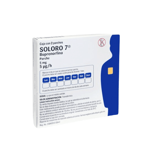 Soloro 7 (Buprenorfina) Parche 5Mg Con 2 - WeCare Pharma