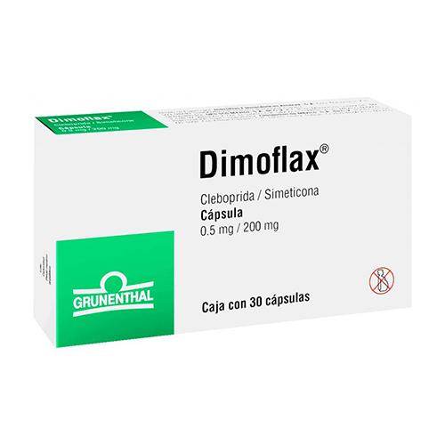 Dimoflax 0.5Mg/200Mg Con 30 Capsulas (Cleboprida/Simeticona) - WeCare Pharma