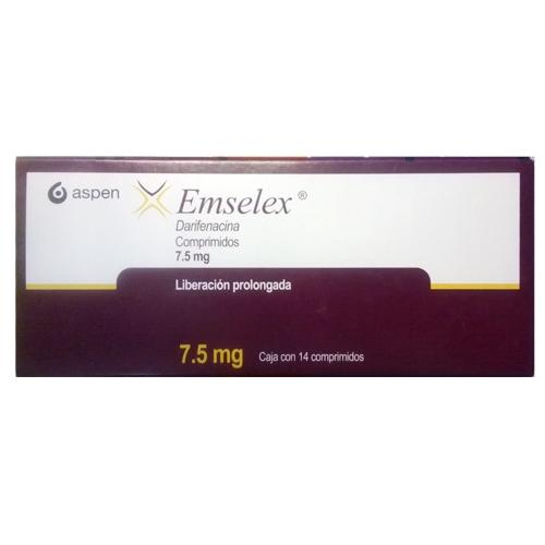 Emselex 7.5Mg Con 14 Comprimidos (Darifenacina)