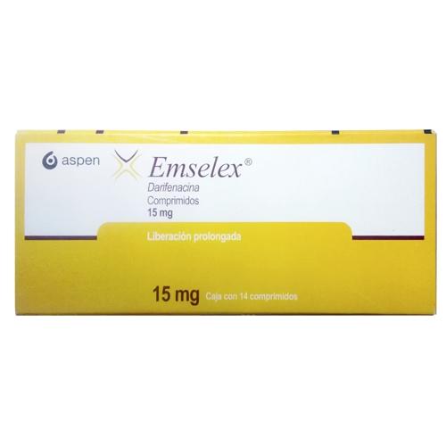 Emselex 15Mg Con 14 Comprimidos (Darifenacina)