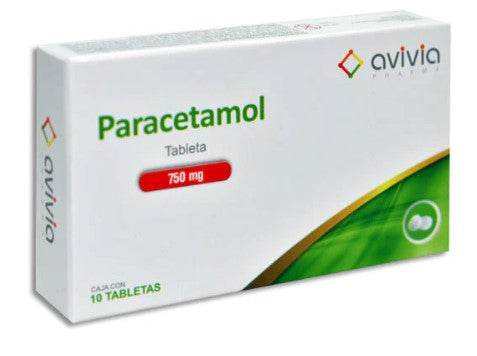 Paracetamol 750Mg Con 10 Avivia Tabletas - WeCare Pharma