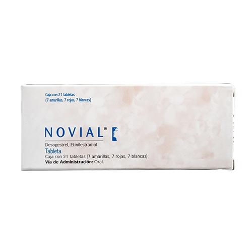 Novial 0.150Mg/0.035Mg Con 21 Tabletas (Desogestrel/Etinelestradiol)