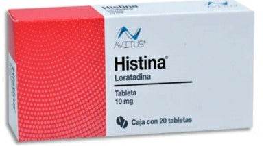 Histina 10Mg Con 10 Tabletas (Loratadina) - WeCare Pharma