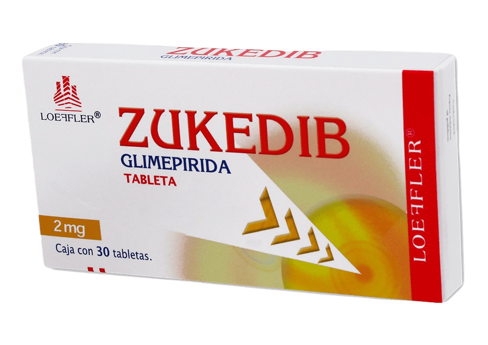 Zukedib 2Mg Con 30 Tabletas (Glimepirida)