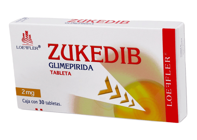 Zukedib 2Mg Con 30 Tabletas (Glimepirida) - WeCare Pharma