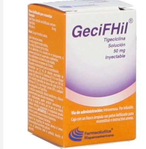 Gecifhil Frasco 50Mg Con 1 Ampulas (Tigeciclina)