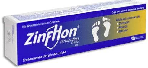 Zinfhon Crema 1% 30G (Terbinafina) - WeCare Pharma