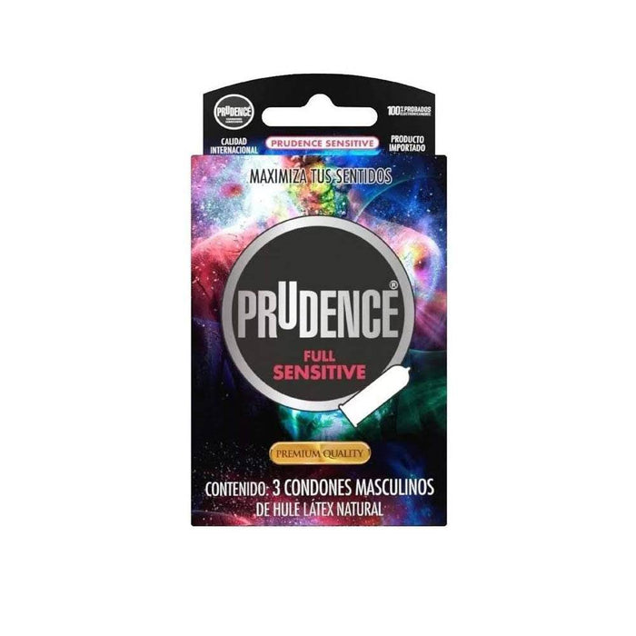 Condones Prudence Full Sensitive Con 3 - WeCare Pharma