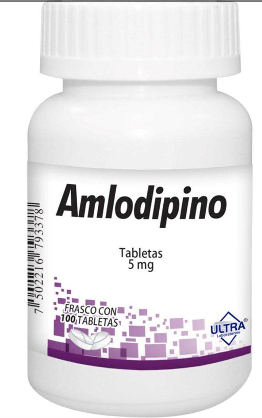 Amlodipino 5Mg Con 100 Ultra Tabletas - WeCare Pharma