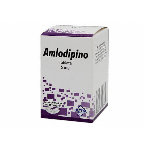 Amlodipino 5Mg Con 30 Ultra Tabletas