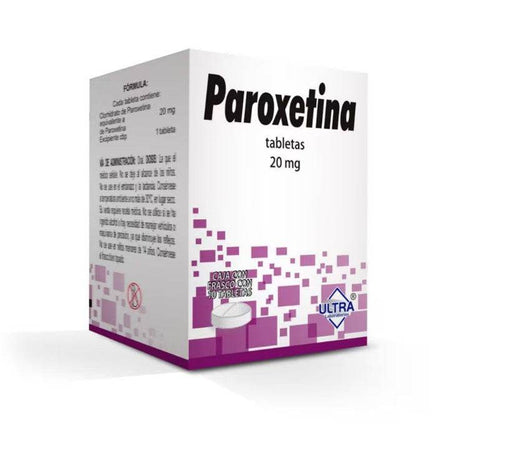 Paroxetina 20Mg Con 10 Ultra Tabletas - WeCare Pharma