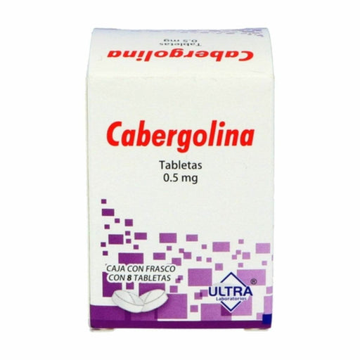 Cabergolina 0.5Mg Con 8 Ultra Tabletas - WeCare Pharma