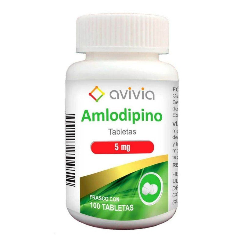 Amlodipino 5Mg Con 100 Avivia Tabletas - WeCare Pharma