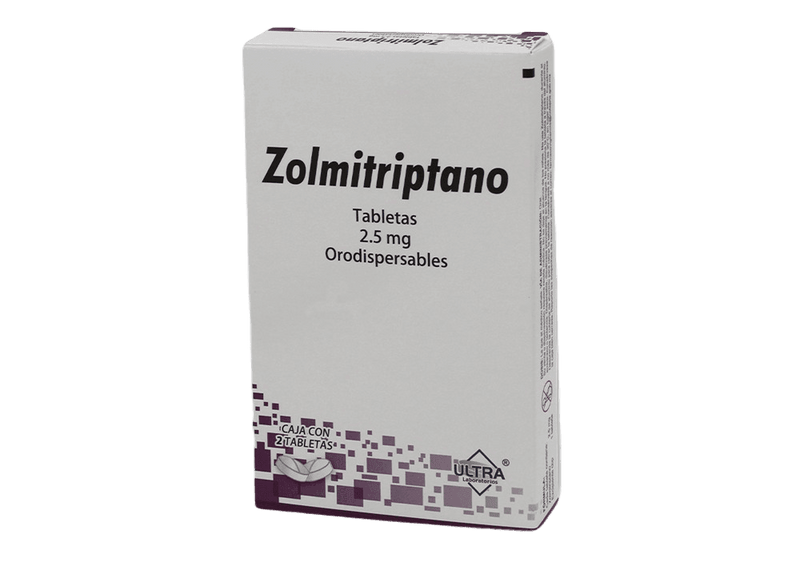 Zolmitriptano 2.5Mg Con 2 Ultra Tabletas - WeCare Pharma