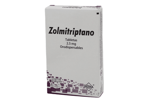Zolmitriptano 2.5Mg Con 2 Ultra Tabletas - WeCare Pharma