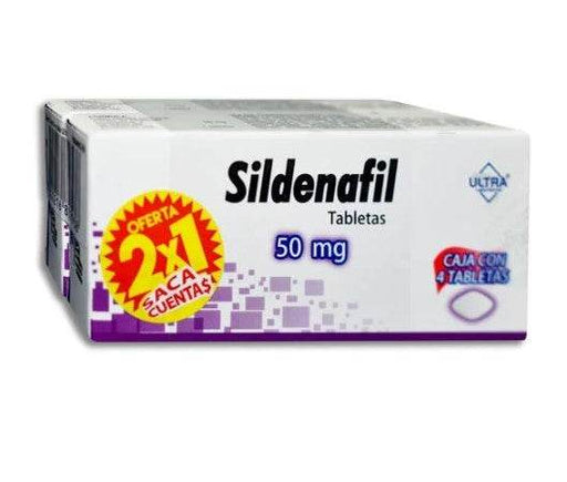 Sildenafil 50Mg Con 4 2X1 Ultra Tabletas - WeCare Pharma