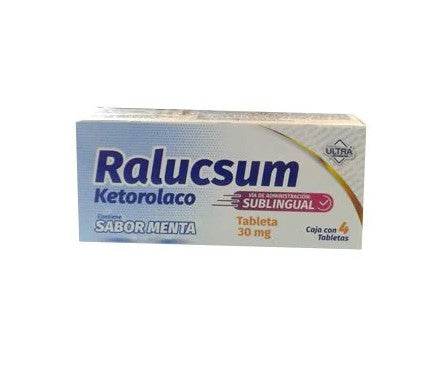 Ralucsum 30Mg Con 4 Tabletas (Ketorolaco) - WeCare Pharma
