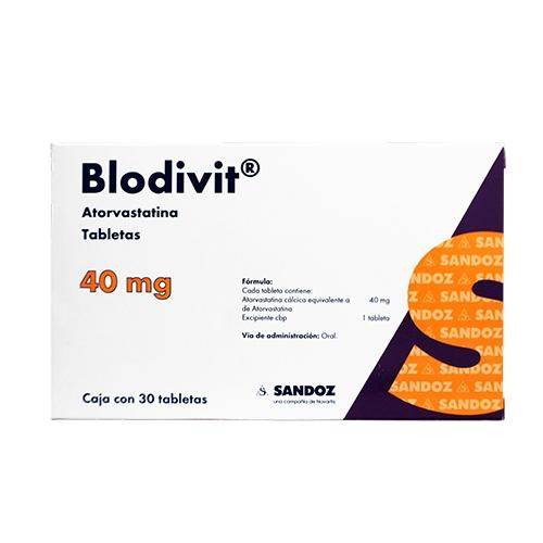 Blodivit 40Mg Con 30 Tabletas (Atorvastatina) - WeCare Pharma