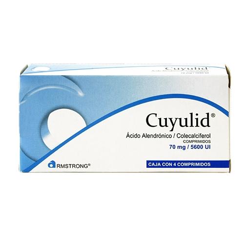 Cuyulid 70Mg/5600Ui Unid Con 4 Comprimidos (Acido Alendronico/Colecalciferol)