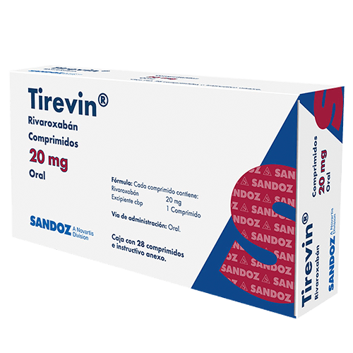 Tirevin 20Mg Con 28 Comprimidos (Rivaroxaban)