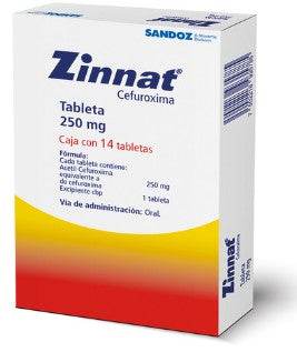Zinnat 250Mg Con 14 Tabletas (Cefuroxima) - WeCare Pharma