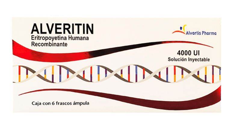 Alveritin 4000Unid Con 6 Ampulas (Eritropoyetina) - WeCare Pharma