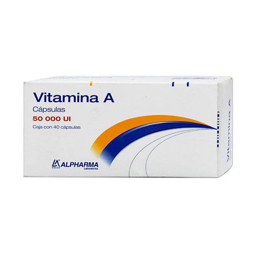 Retinol 50 000Unid Con 40 Alpharma Capsulas - WeCare Pharma