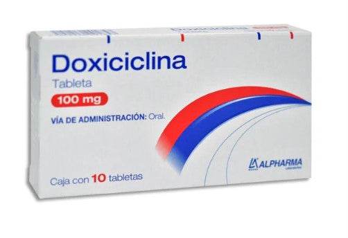 Doxiciclina 100Mg Con 10 Alpharma Tabletas - WeCare Pharma