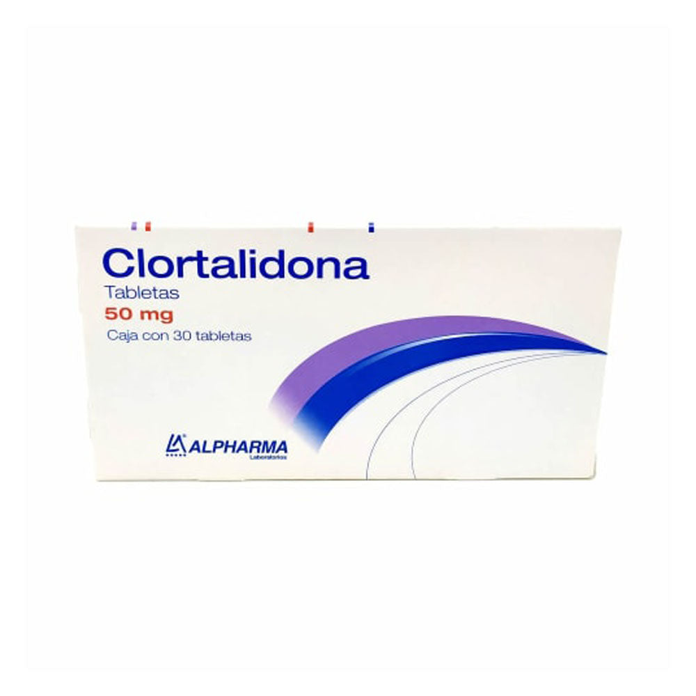 Clortalidona 50Mg Con 30 Alpharma Tabletas