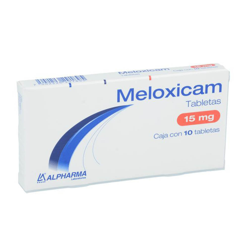 Meloxicam 15Mg Con 10 Alpharma Tabletas