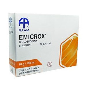 Emicrox Emulsion 10G/100Ml Frasco 50Ml (Ciclosporina)