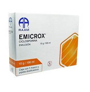Emicrox Emulsion 10G/100Ml Frasco 50Ml (Ciclosporina) - WeCare Pharma