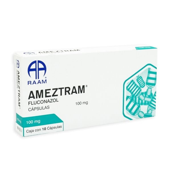 Ameztram 100Mg Con 10 Capsulas (Fluconazol)