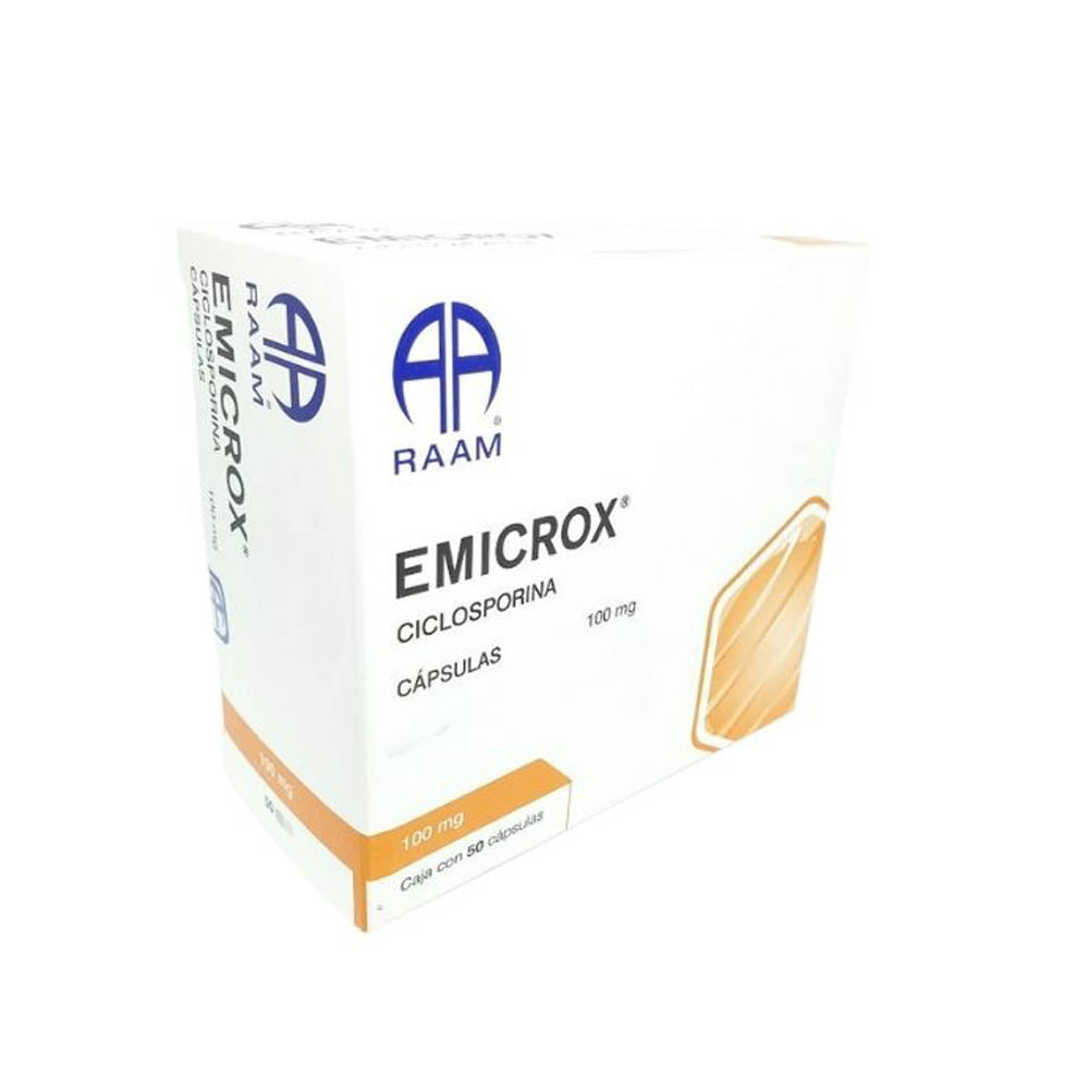 Emicrox 100Mg Con 50 Capsulas (Ciclosporina)