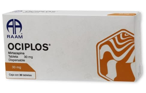 Ociplos 30Mg Con 30 Tabletas (Mirtazapina)