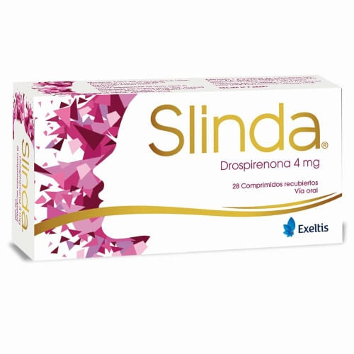 Slinda 4Mg Con 28 Tabletas (Drospirenona)