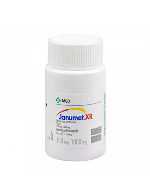 Janumet Xr 100/1000Mg Con 14 Tabletas (Sitagliptina/Metformina) - WeCare Pharma