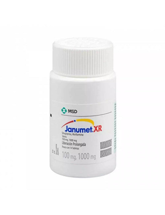 Janumet Xr 100/1000Mg Con 14 Tabletas (Sitagliptina/Metformina) - WeCare Pharma